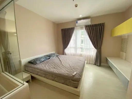 ให้เช่า The Room Rathcada-Ladprao ห้องมุมทิศเหนือให้ความเป็นส่วนตัว ในทำเลดี พื้นที่ใช้สอยเยอะ ห้ามพลาด
