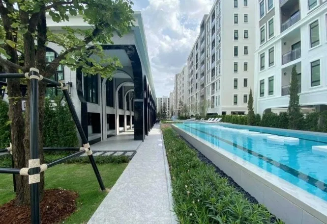 For sale Aspire Asoke - Ratchada decorated in Modern & Paris style with furniture. and complete electrical appliances