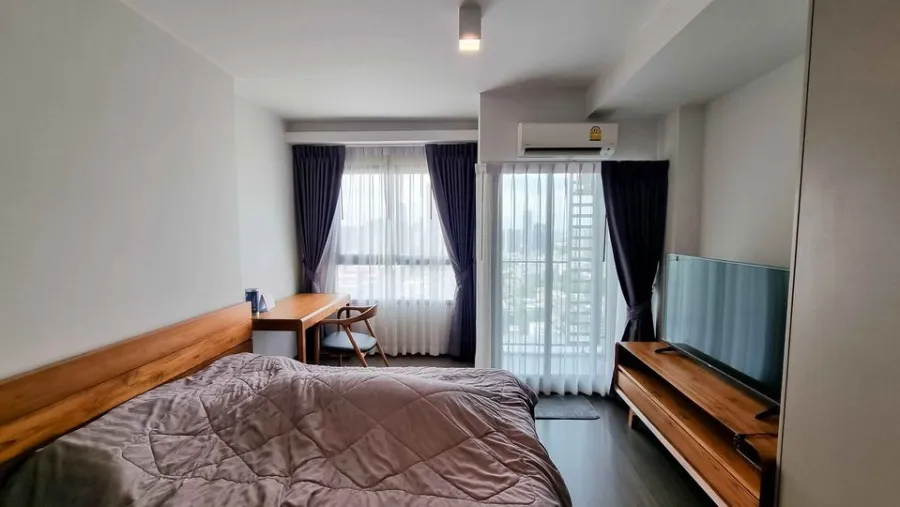 ให้เช่า คอนโด ไอดีโอ สุขุมวิท 93 ชั้นสูง ห้องตกแต่งสวยมาก เฟอร์นิเจอร์ไม้สักทั้งห้อง คุณไม่ควรพลาด