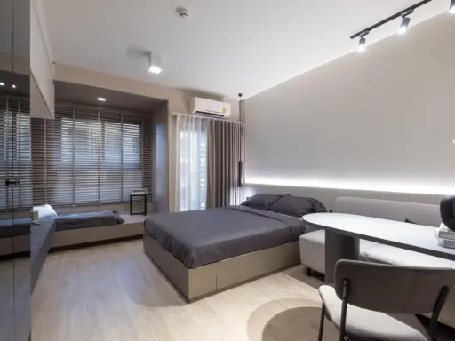 ให้เช่าคอนโด IDEO SATHORN WONGWIENYAI ห้องตกแต่งโทนสียอดฮิต เฟอร์ครบชุด จองเลย images