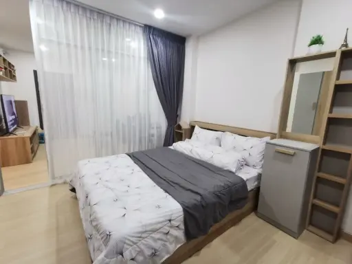 Condo for rent, Supalai Veranda Sukhumvit 117, private room, fully furnished, ready to move in, book now