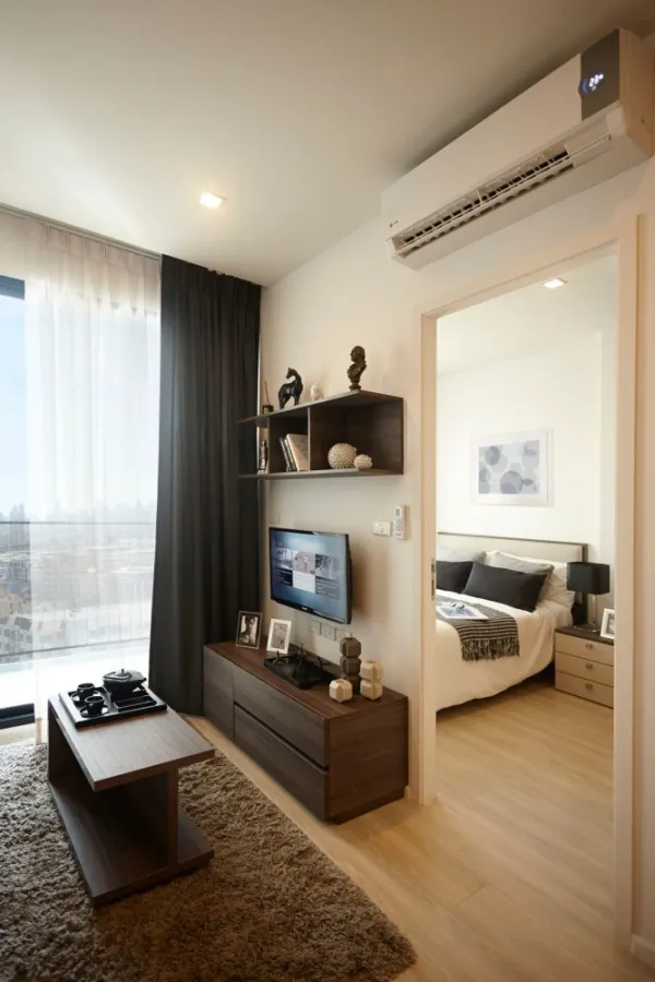 ขาย Quinn Condo รัชดา 17 ชั้น 32 วิวเมืองสุขุมวิท 1 นอน 1 น้ำ ตกแต่งเรียบง่ายน่าอยู่ ไม่จองพลาดสุดๆ