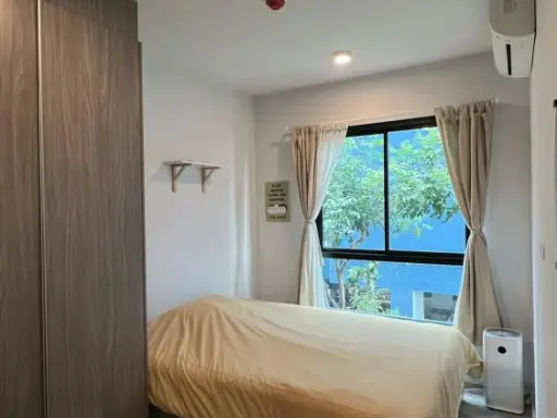 Selling Notting Hill Sukhumvit 105, nice room decorated in comfortable colors. comfortable price If interested, hurry up to reserve now.