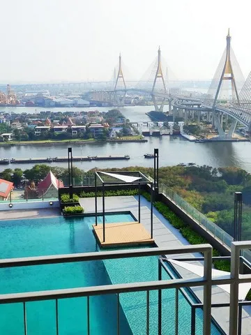 Condo for rent, Lumpini Place Rama 3-Riverine. full set of furniture The center is complete, you need to reserve quickly.