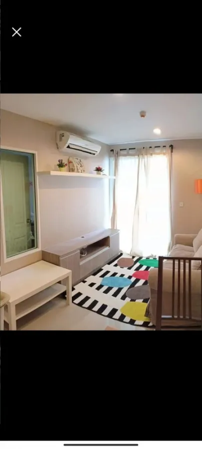 Condo for rent, The Series Udomsuk 29, wide room, 6th floor, pool view with facilities, book now.