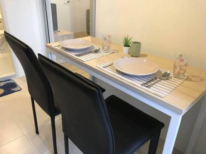 For rent, The Niche ID Bang Khae, 5th floor, canal view, everything is complete. Just carry one bag and move in.