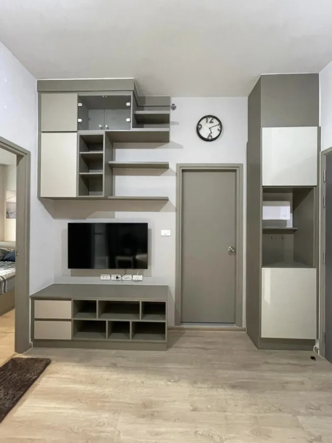 Condo for rent Ideo Rama9-Asoke, fully decorated room, fully built-in, high view, book now, don't miss it.