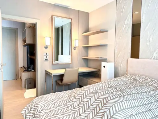 For rent: Life Asoke-Rama 9, 1 bedroom, 1 bedroom, decorated in a controlled tone, good location, book now!