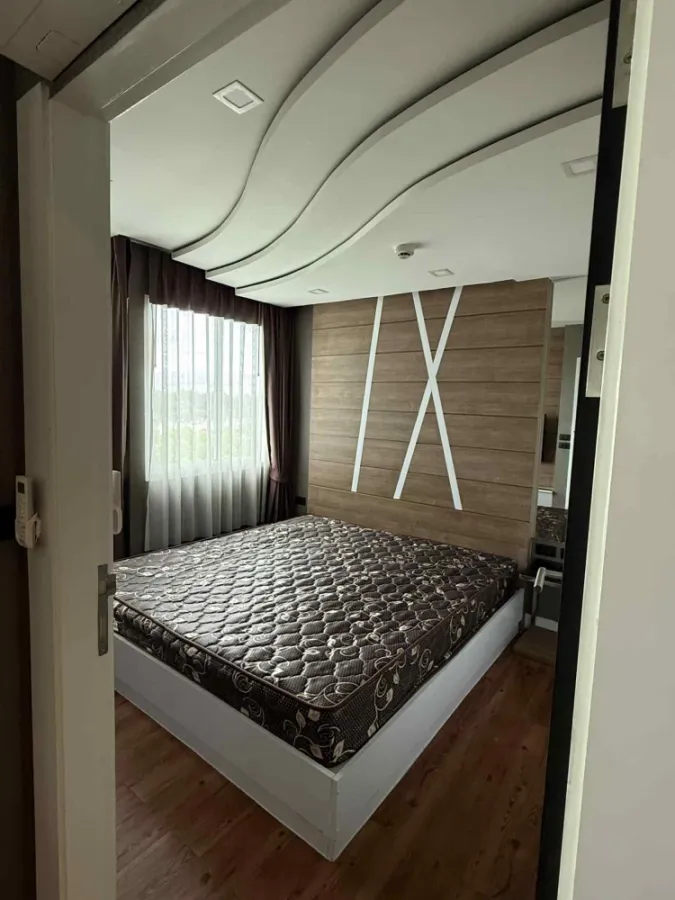 For rent: The Feelture Pattaya, 7th floor, natural view, no buildings blocking, private, beautiful room, fully furnished, reserve now.