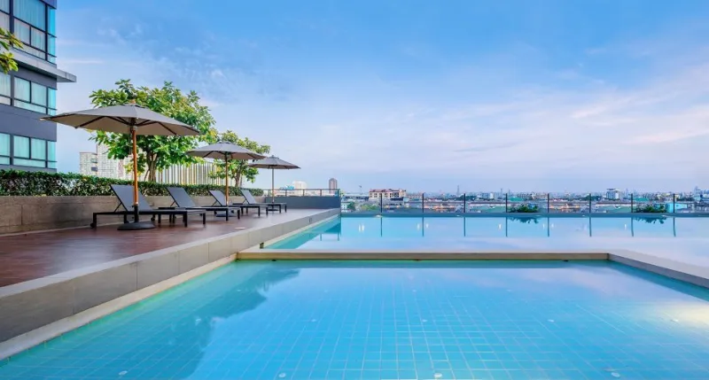 ให้เช่า!! คอนโด เดอะ สกาย สุขุมวิท ชั้น 16 ห้องสวย ตกแต่งหรูหรา เฟอร์คบ หิ้วกระเป๋าเข้าอยู่ได้เลย!!