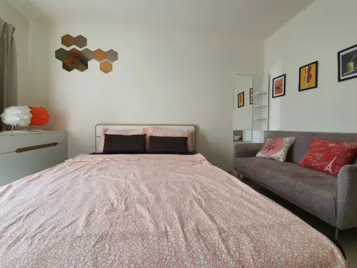 For rent Aspire Ladprao 113, 8th floor, beautiful room, very nice decoration. with complete electrical appliances