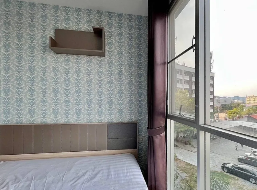 Condo for rent, Lumpini Place Bangna Km.3. Beautiful room, fully furnished, a rare find! Book now!!