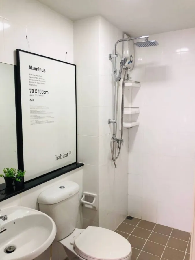 For rent, Plum Condo Phahon 89, fully furnished and decorated, ready to move in. Room in the shade all day, not exposed to the sun, book now.