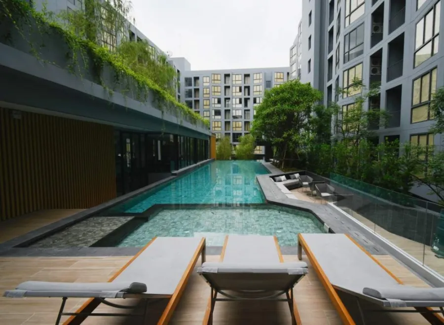 ให้เช่า!! คอนโด เดอะ เนสท์ สุขุทวิท 71 ห้องมุม วิวสระว่ายน้ำ เฟอร์ครบ จบในที่เดียว พลาดไม่ได้แล้ว!!