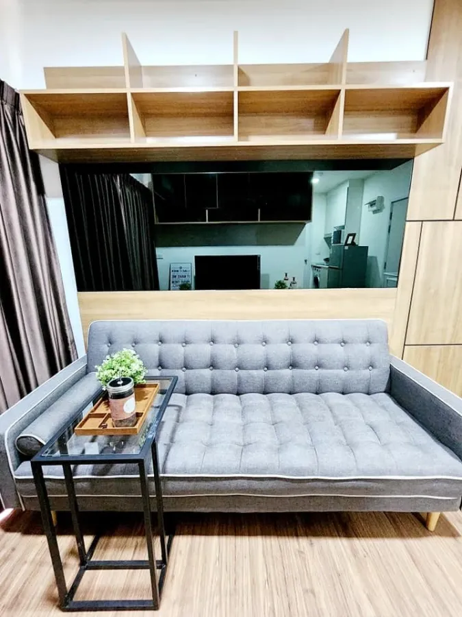 For rent: Notting Hill Sukhumvit-Phraeksa, open view, fully furnished, lots of storage space, urgent