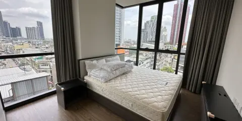 ให้เช่า The Line Sukhumvit 71 ชั้น 7 ห้องกว้าง ห้องนอนได้วิวสวยมาก ตกแต่งสุดปัง จองก่อนได้ก่อนจร้า