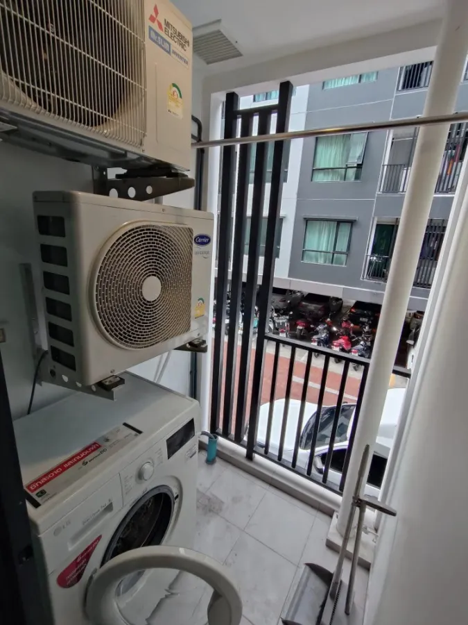 Condo for sale, Reach Phahonyothin 52, nice room, fully furnished, complete electrical appliances, good price, hurry and reserve before you miss out.