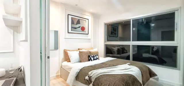ขาย ดีคอนโด รามคำแหง ห้องตกแต่งสบายตาน่าอยู่ แต่งพนัง built-in อย่างดี น่าอยู่ขนาดนี้อย่าพลาด images