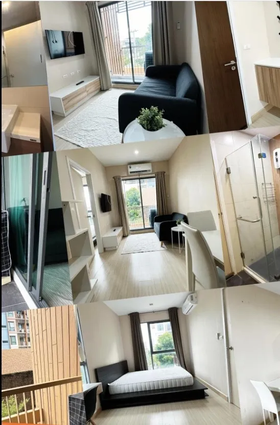 ให้เช่า The Privacy Condo Ngamwongwan ห้องมุม ชั้น 3 เฟอร์นิเจอร์ครบ ราคาดี จองได้เลย