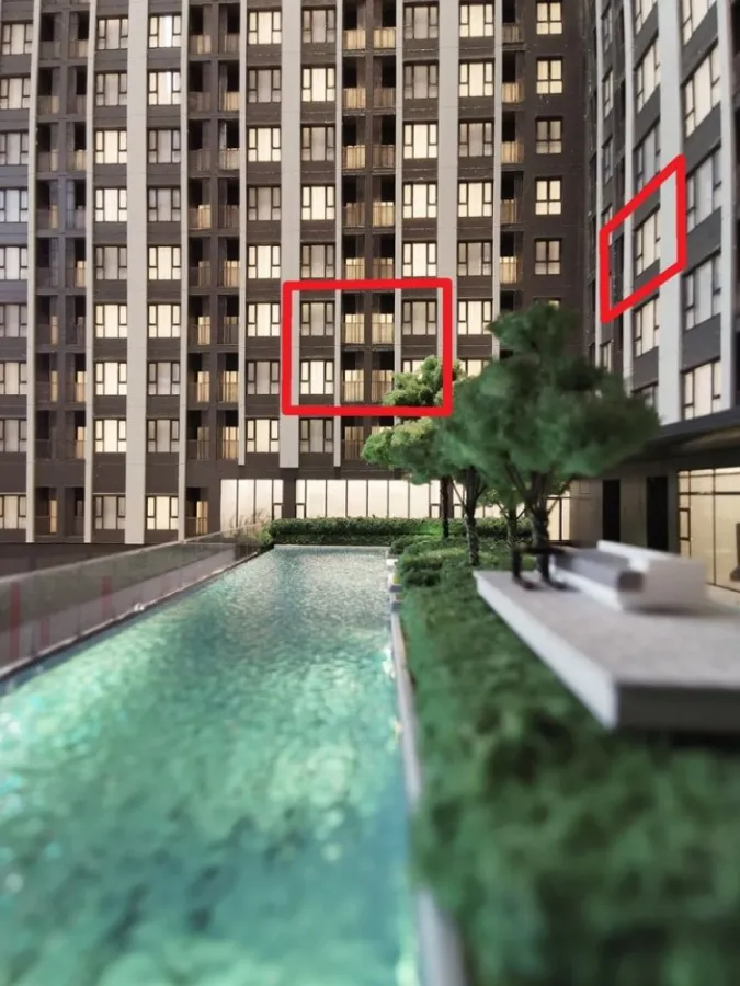 Condo for sale, The Aspire Rama 4, new condo, near BTS, convenient transportation, good location, ready to move in. Don't wait, hurry and grab it!