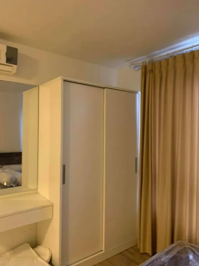 For rent, D Condo Campus Rangsit, Phase 2, large room, the most usable space If interested, hurry up to reserve it before it's gone.