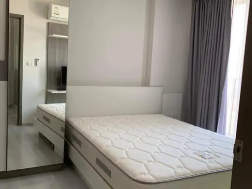Condo for rent Greene Chaengwattana, the room is decorated simply, looks very good. Fully furnished, electrical appliances, best price. Hurry up to re