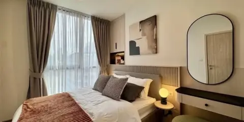ให้เช่าคอนโด Noble Nue District R9 ห้องแต่งน่าอยู่ ชั้น 16 ได้วิวสูง ครบจบที่ีนี่ พลาดแล้วจะเสียดายทีหลัง