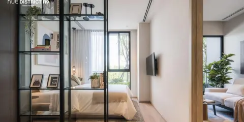 ขายดาวน์ NUE District R9 by Noble 2 ห้องนอน 2 ห้องน้ำ ขนาด 46 ตร.ม ราคาดี จองเลย