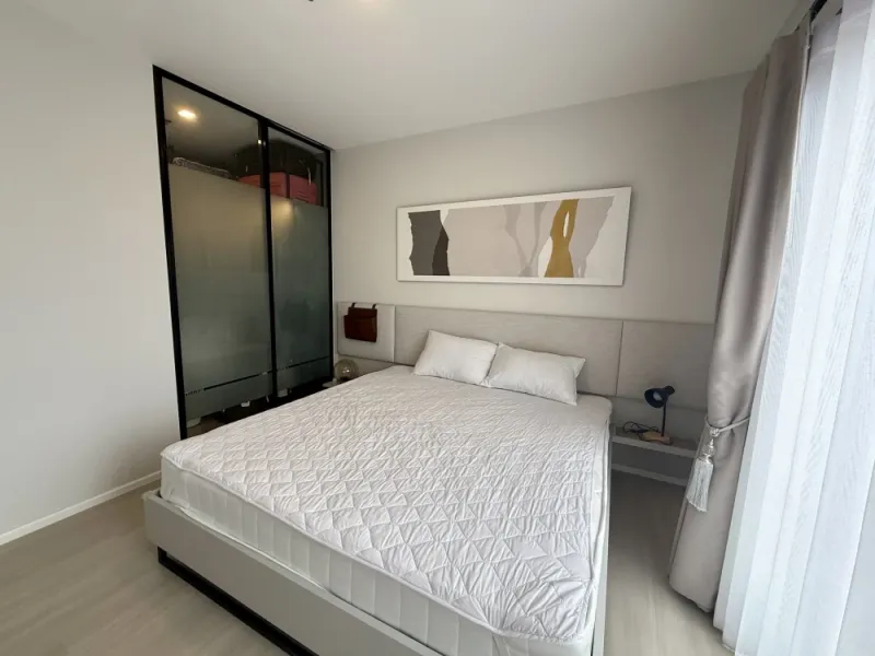 ให้เช่า The Key MRT Phetkasem 48 ห้องมุม เงียบสงบเป็นส่วนตัว ไม่ติดใคร เฟอร์นิเจอร์ Built-in ตกแต่งครบพร้อมอยู่