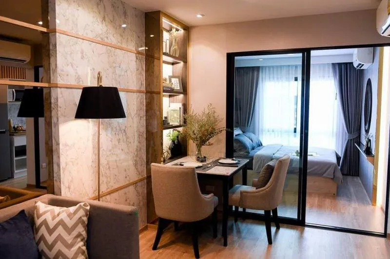 For rent, Condo Hi Sukhumvit 93, 2nd floor, Building B, near fitness and swimming pool, easy to go up and down