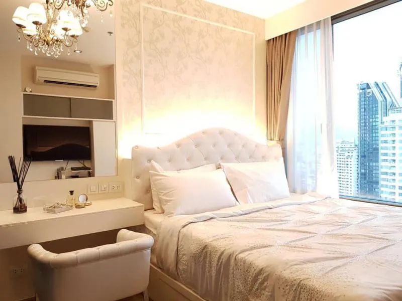 Sale Pine by Sansiri, 1 bedroom, 1 bathroom, built-in furniture Beautiful room, fully furnished in one place. one bag