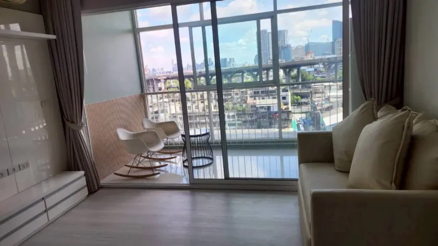 For sale, for rent, The Coast Bangkok, Sukhumvit-Bangna, 11th floor, spacious room with electrical appliances, great view, book now