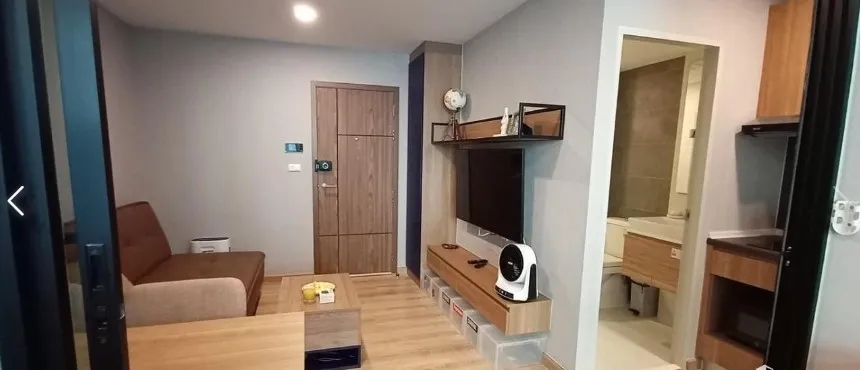 Condo for sale, The Cube Loft, Lat Phrao 107, with furniture + electrical appliances, good price, hurry and reserve.