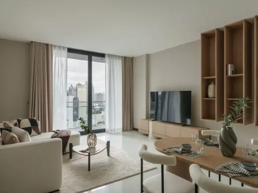ให้เช่า Q1 sukhumvit ชั้น 20+ สูงมากๆ ห้องกว้างขวาง ตกแต่งอย่างดี ได้วิวเมืองเริ่ดๆ รีบจองเลย images