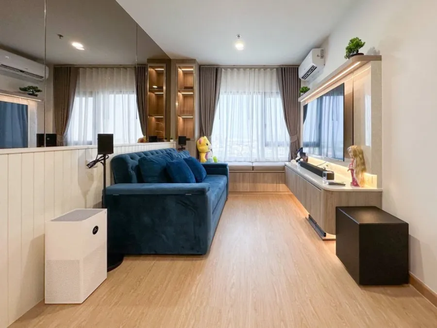 ขาย The Livin Phetkasem 37 ห้องแต่งสวยคุมโทน พื้นที่ใช้สอยเยอะ บิ้วอินเฟอร์นิเจอร์อย่างดี จองด่วน