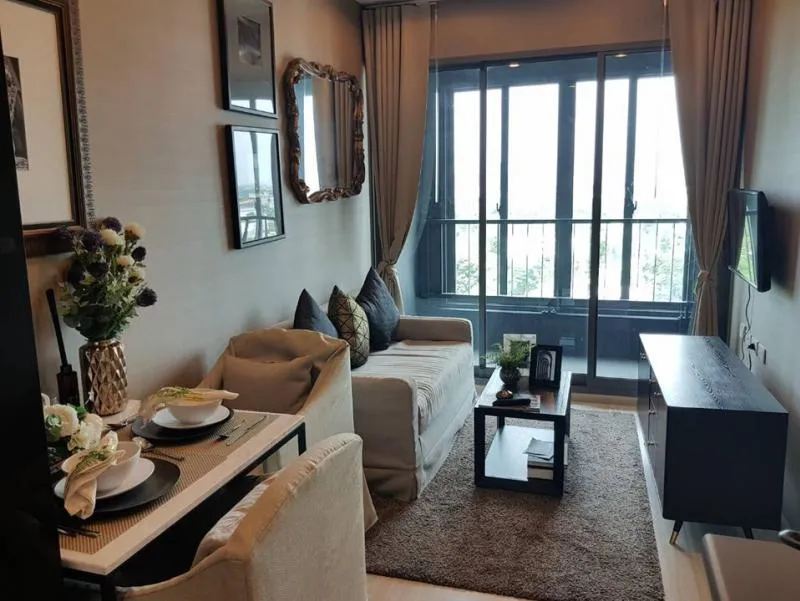 Sell ​​/ rent urgently !! Ideo Mobi Sukhumvit Eastgate Condo, beautiful room, luxury decoration, fully furnished, ready to move in, book now !!