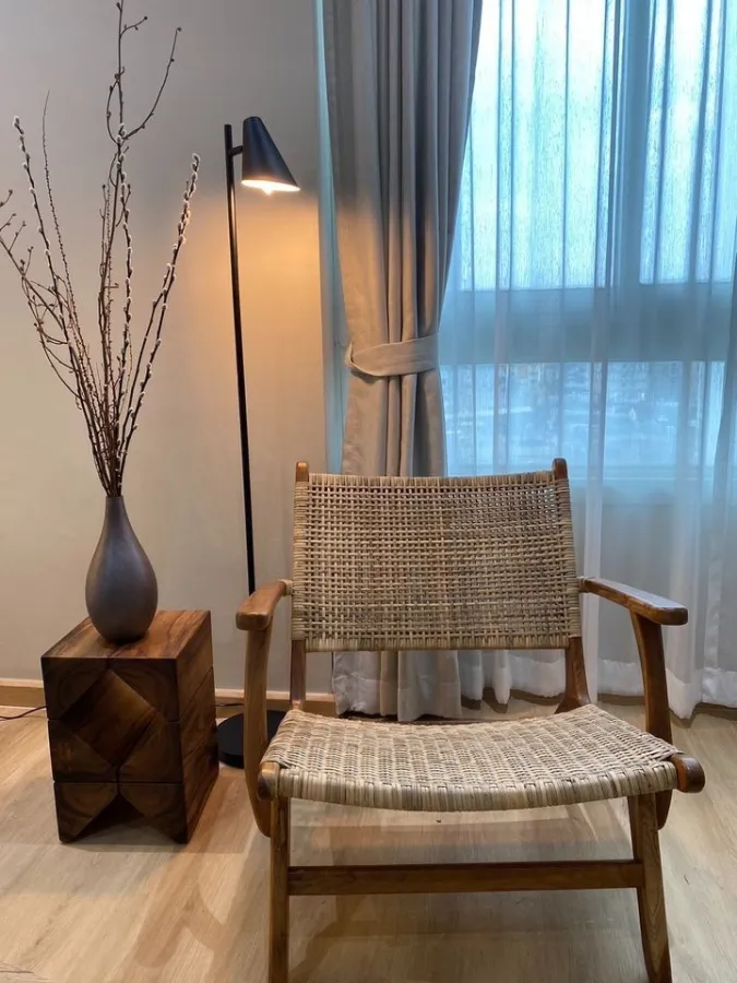 Sell ​​Rent Condo Villa Ratchathewi Corner room Decorated in Japandi style, very good price, just bring your own luggage and move in, don't miss it
