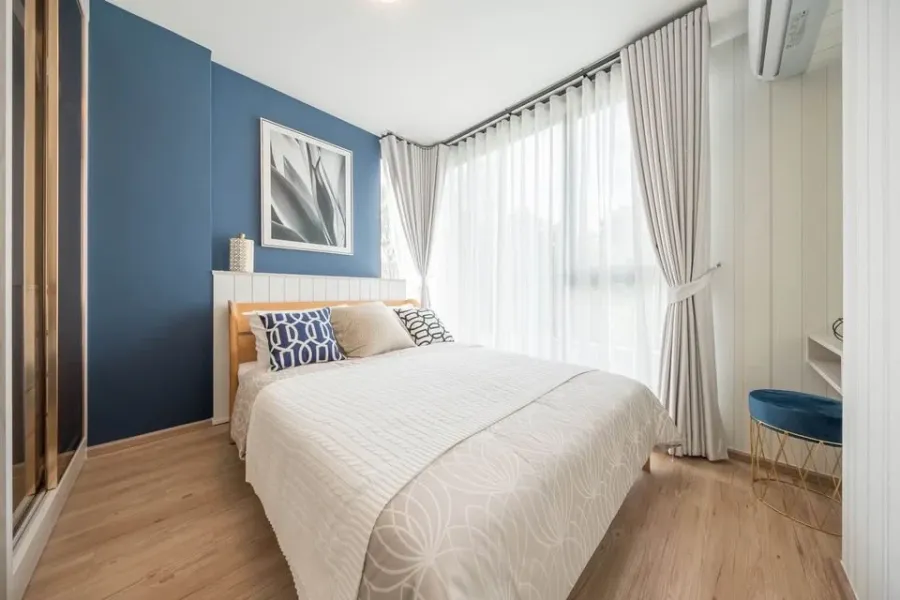 For rent!! Feel Condo Lat Phrao 122, 2nd floor, Building B, fully furnished, just bring your bags and move in. Don't miss out!!