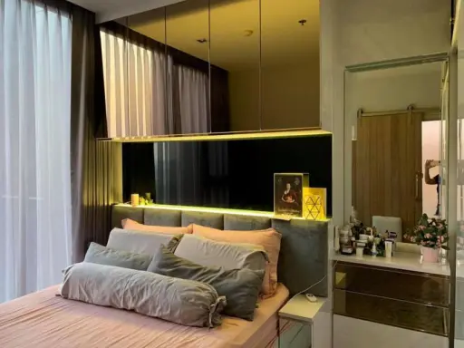 ขาย The line จตุจักร-หมอชิต Fully Furnished บิ้วอินด้วยวัสดุไม้จริงทั้งหมด ได้วิวสวนเต็มๆ สนใจรีบเลย images