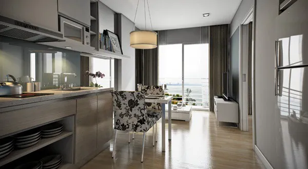 ขาย Neo Condo Sea View Pattaya @Jomtien 1 ห้องนอน 1 ห้องน้ำ เฟอร์นิเจอร์ครบครัน ติดวอลเปเปอร์อย่างดี ห้ามพลาด