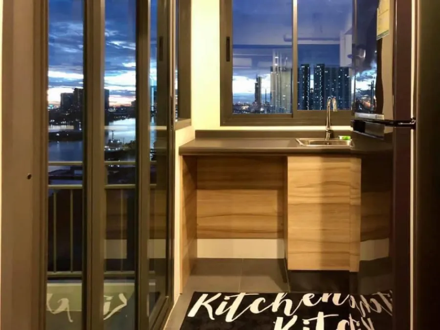Condo for sale/rent U Delight Residence Riverfront Rama 3, high floor, beautiful view, ready to move in. Don't wait.