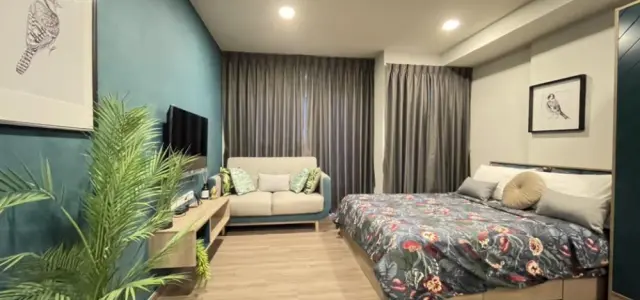ขายด่วน!! คอนโด เดอะ เบส สุขุมวิท 50 ชั้น 4 ตึก A ห้องสวยตกแต่งเฟอร์ครบ พร้อมอยู่ ห้ามพลาด!! images