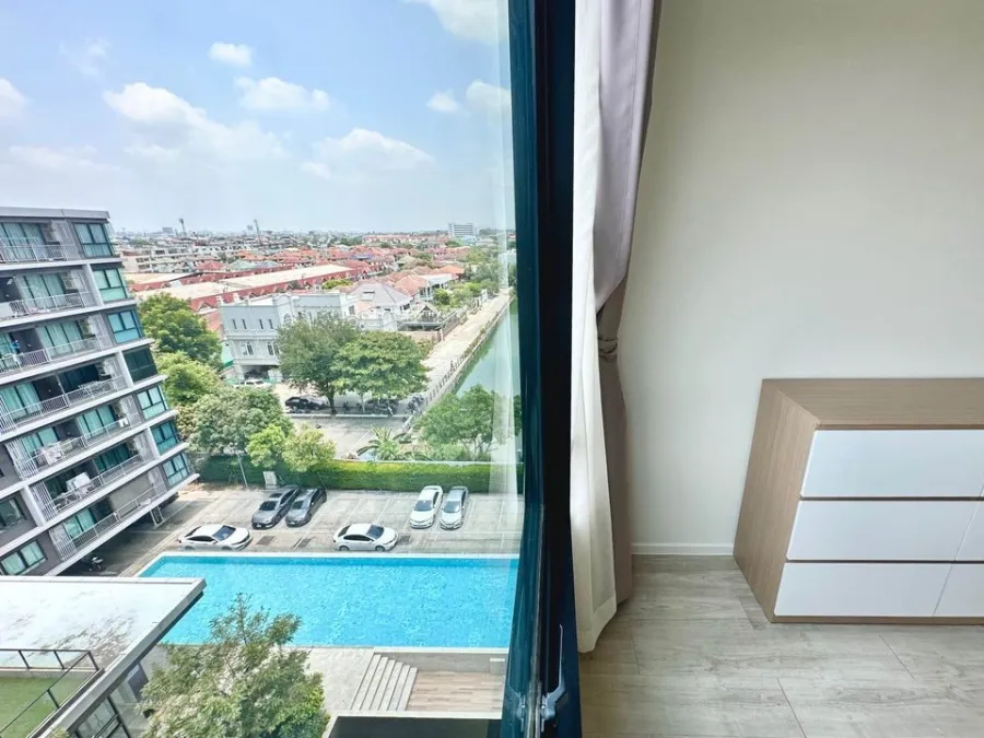 For rent: Atmoz Ladprao 71, 8th floor, 1 Bedroom Exclusive room, fully furnished, livable, great view, book now, urgent.