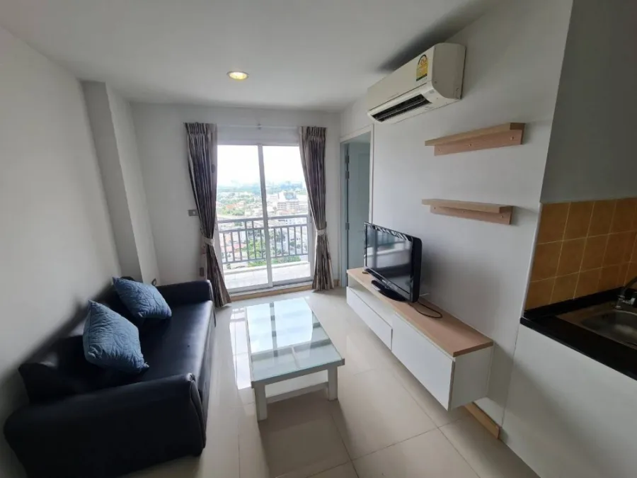 Condo for rent, Rich Park @ Bang Son, beautifully decorated room, soft tones, fully furnished, good price, very livable, book now.
