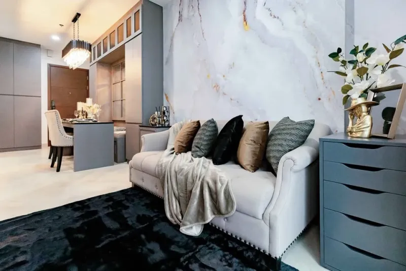 ขาย ให้เช่า The Vertical Aree ห้องตกแต่งลักชูรี่ พร้อมครัวปิดแยก ใครมองหา Location + Lifestyle + Potential Yield — ห้ามพลาด!