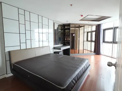 For rent immediately! Belle Grand Rama9 Duplex unit with spacious living area and complete amenities. Book now! images