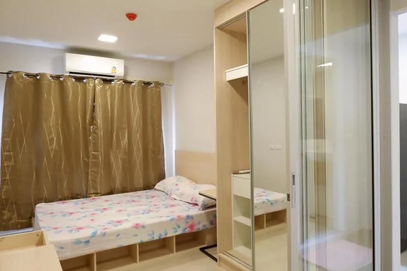 ให้เช่า Plum Condo Rangsit Alive 2 ห้องใหม่เวอร์ เฟอร์ครบ 1นอน หิ้วกระเป๋าใบเดียวเข้าอยู่ได้เลยจ้า