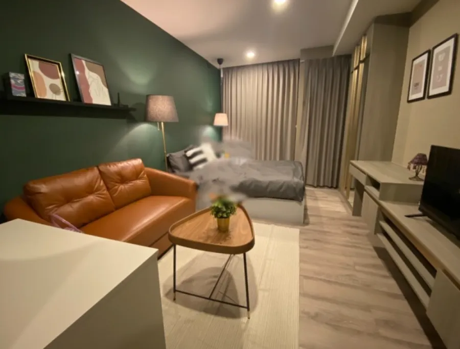 For rent, Knightsbridge Collage, Sukhumvit 107, beautiful room, beautiful decoration, ready to move in. Don't miss it.