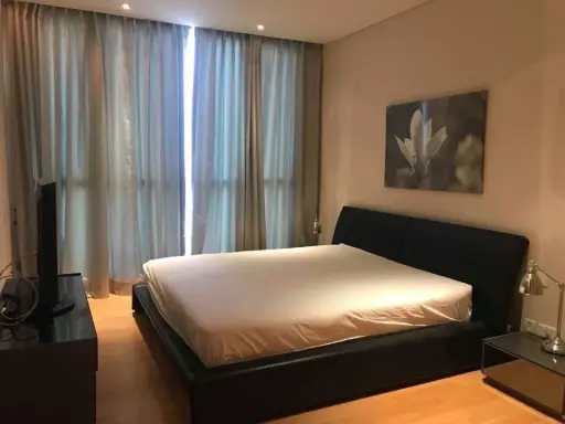 For rent: Aequa Sukhumvit 49, 15th floor room, lots of usable space, comfortable, not cramped, fully furnished, must book like this.