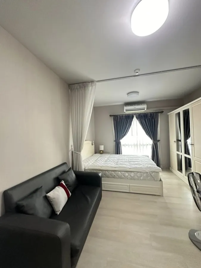 For rent UNIO Ramkhamhaeng-Serithai ห้องน่าอยู่ เฟอร ์เครื่องใช้ไฟฟ้าครบครัน รีบมาจับจองเลย
